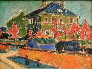 Ernst Ludwig Kirchner Villa in Dresden France oil painting artist